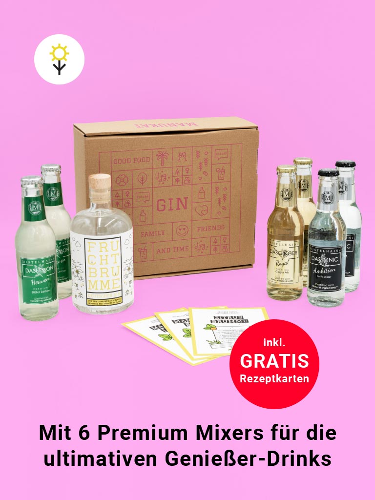 FRUCHTBRUMME GIN + »FRIENDS & FAMILY« GESCHENKBOX | PINK