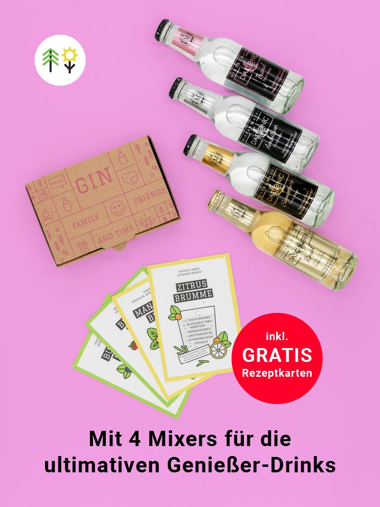 MANUKAT GIN DUO MINI + »FRIENDS & FAMILY« GESCHENKBOX | PINK