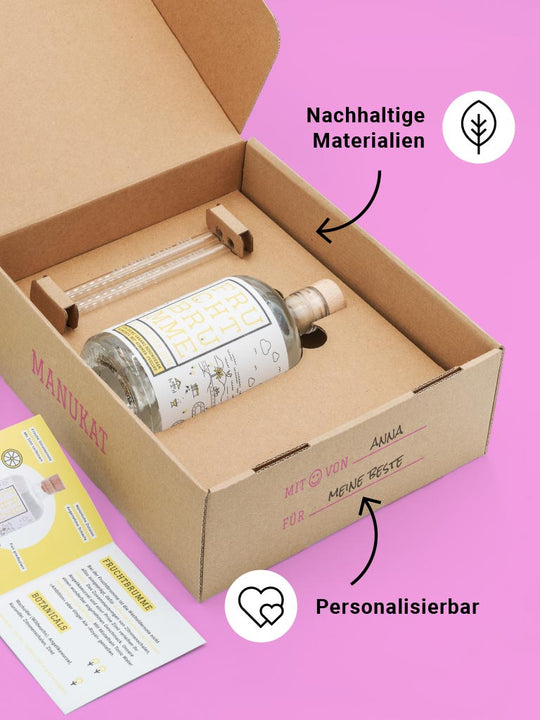 FRUCHTBRUMME GIN + »FRIENDS & FAMILY« GESCHENKBOX | PINK