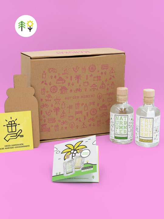 MANUKAT GIN DUO + »MOMENTE« GESCHENKBOX | PINK